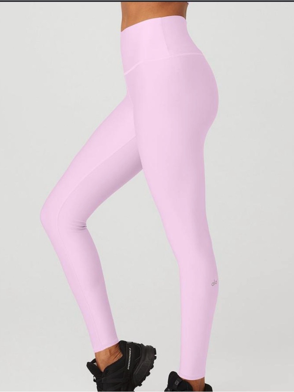 ALO Yoga High-Waist Leggings in Light Pink